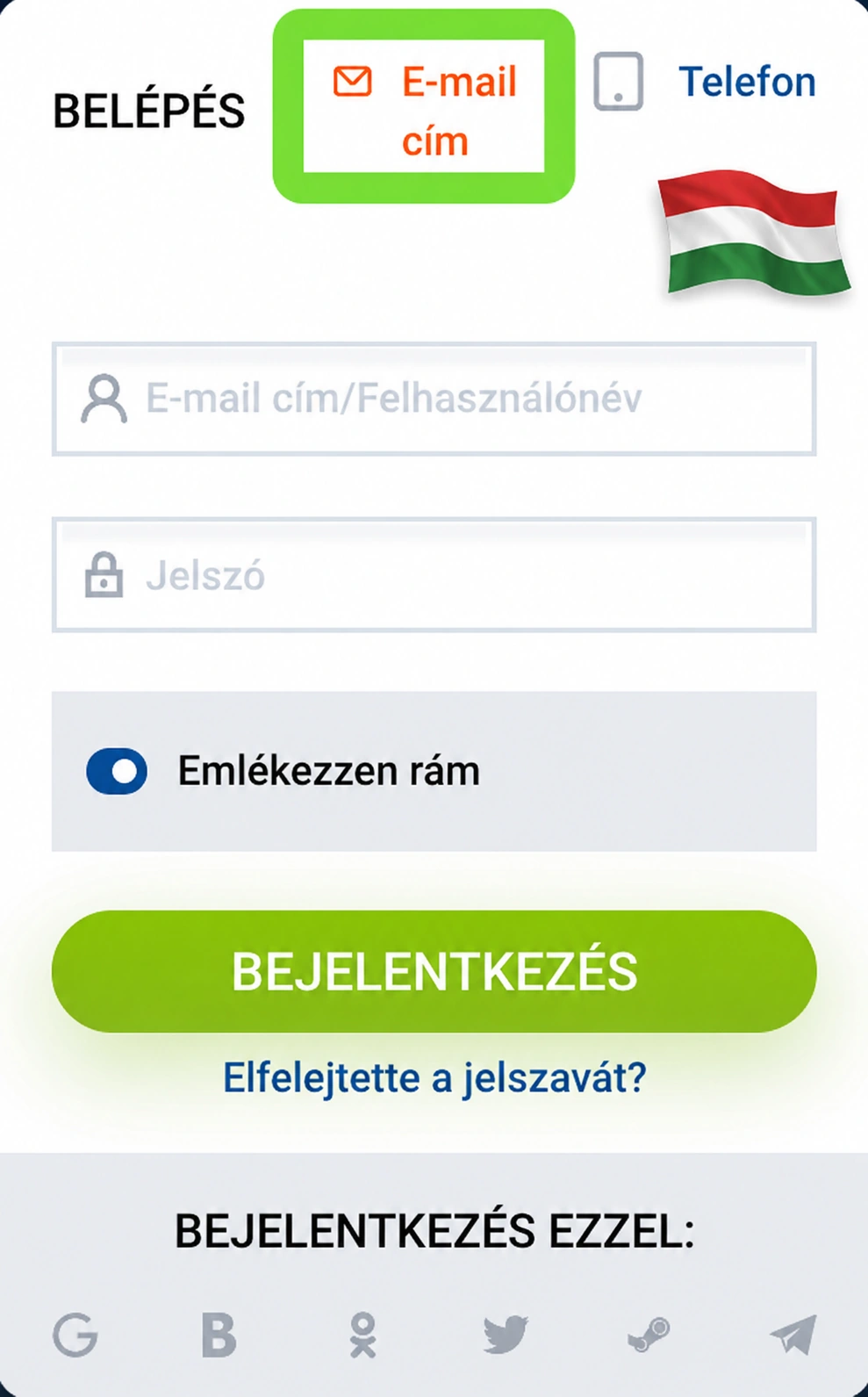 Mostbet belépés e-mail-címmel